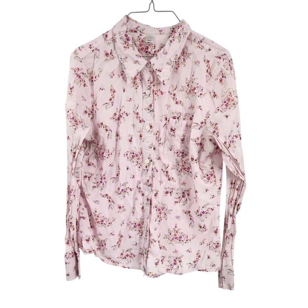 Old Navy Long Sleeve Floral Top Womens Size Extra Large XL